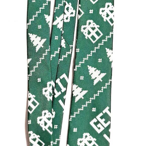DEC. 25th Green Christmas Tie - Picture 10 of 10